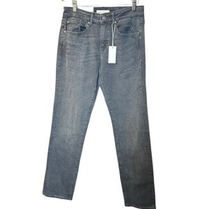 Warp +‎ Weft Smoke Grey ORD Chicago Straight Fit Stretch Jeans Size 29X34 NWT